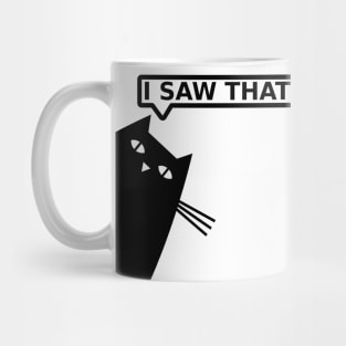 I saw that cat meme Mug